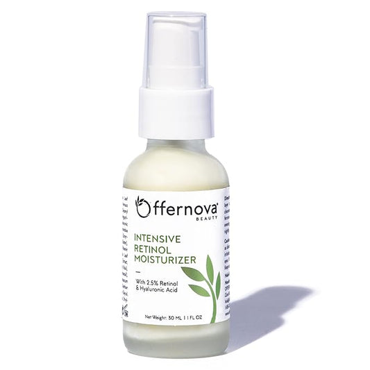 Intensive Retinol Moisturizer - Deep Hydration Night Cream 2.5% Vitamin A & Hyaluronic Acid + Vitamin E - Crema Humectante Intensiva de Retinol - Antiarrugas con Ácido Hialurónico y Vitamina E