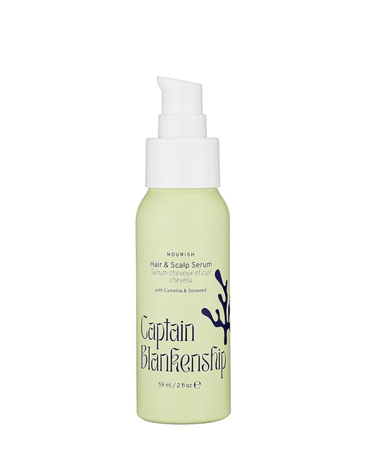 Captain Blankenship Nourish Hair & Scalp Serum | Restores the Scalp, Promotes Healthy Hair Growth, & Reduces Frizz | Color Safe, Organic, Sulfate Free, Vegan Haircare - 2 oz