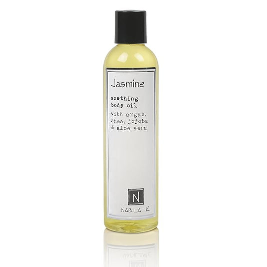 Jasmine Body Oil, 9 oz Moisturize & Nourish with Argan & Coconut Oil - Vitamin C Enriched - Naturally Derived, Vegan-Friendly