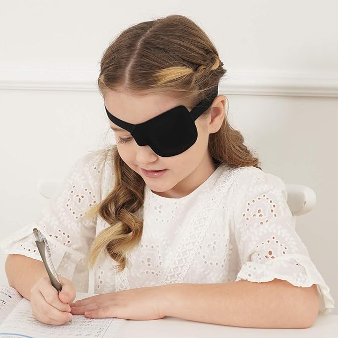 3D Eye Patch for Kids - 2nd Generation(Right Eye/Black)