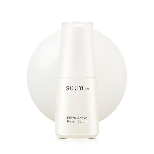 SU:M Micro-Active Repair Serum (1.69 fl oz) - Korean Skincare for Deep Hydration, Boost Vitality, and Skin Barrier Strengthening. with Tru-Active™ and Biopeptide 190™.