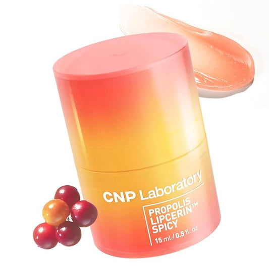 CNP Honey Lip Butter - Propolis Lipcerin™ 04 Mint, Hydrating Overnight Manuka Lip Balm & Mask, Plumping, 12hrs Long-lasting Moisture, Gifts for Women, Korean Skin Care, 0.5 fl.oz.