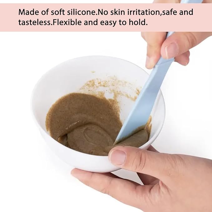 4 Piece Silicone Mixing Bowl Set, 3.93-Inch Microwaveable Silicone Bowls, Facial Bowls for Aestheticians, for Facial Masks, Mud Masks and Other Skin Care Products