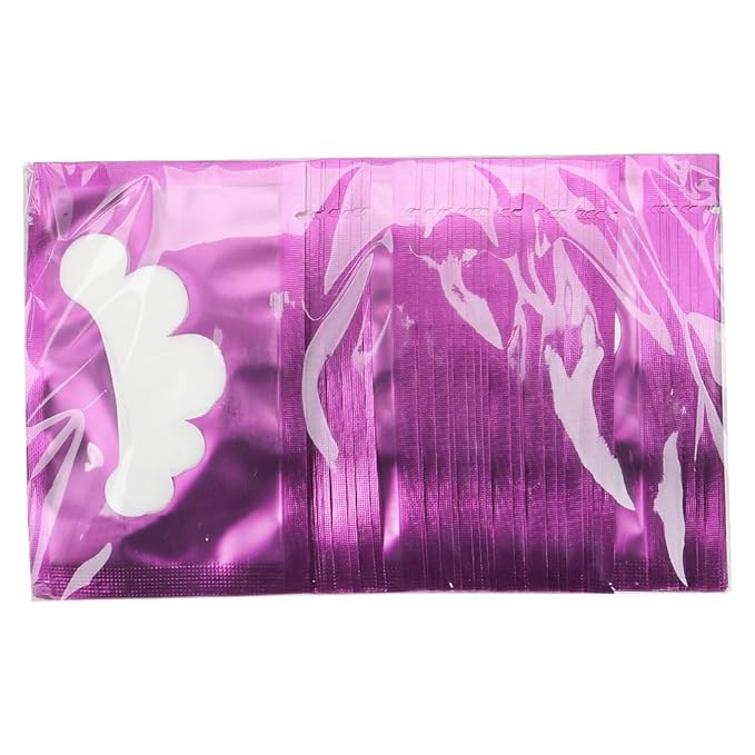 100 Pair Cloud Shape Eye Under Gel Pads Eyelash Extensions Patches,Lash Extension Lint Free Under Hydrogel Eye Mask Pads Beauty Tools (Purple)
