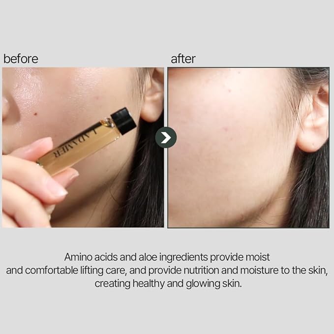 LADAMER-Tox Mask-Skin Tightening-Firming Essence-Faical lifting-Facial Cell Mask-Tox Pack Lift Moisturizing Pore Treatment Clinical Spa Cosmetic Premium Korean Skincare AHA Complex 0.1 fl.oz*10EA