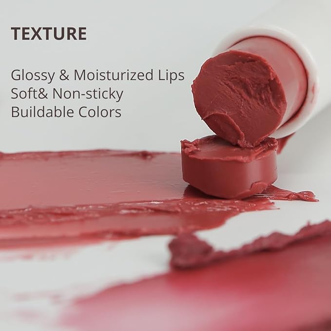 All Day Essential Tinted Lip Balm 05 Berry Fig | Natural Gloss Finish, Moisturizing Lip Care, Deep Nourishing Plant-Based Chapstick, Hydrating Lip Butter for Dry Cracked Chapped Lips