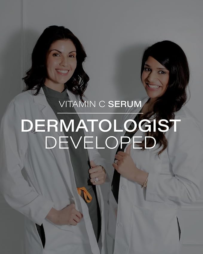 Vitamin C Serum, 1.0 Fl Oz, Dermatologist crafted skincare