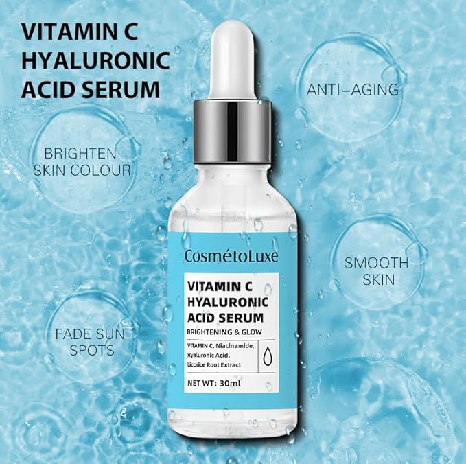 *CosmétoLuxe* Face Snail Serum 96% Snail Mucin Power Glowing Skin Improving Skin Elasticity Moisturizing Lightweight