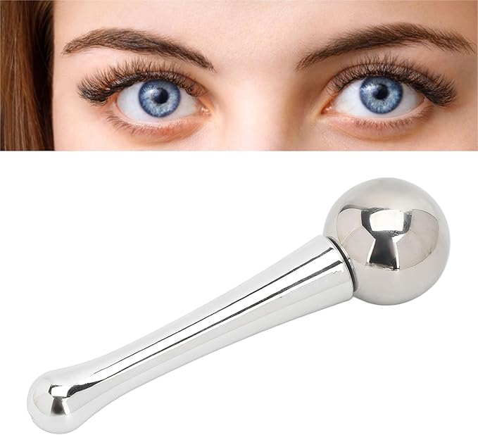 Cryo Sticks for Face, Ice Globes Cryo Globes for Facials, Stainless Steel Cooling Spa Ice Globes Roller, Reduce Swelling Wrinkles Massage Eye Roller Stick