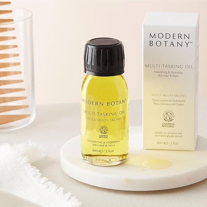 Multi-Tasking Oil | Hydrating & Moisturizing Oil for skin, hair & nails | Dermatologically Tested & Suitable for Sensitive Skin | Cosmos Natural 100% Natural Origin of Total