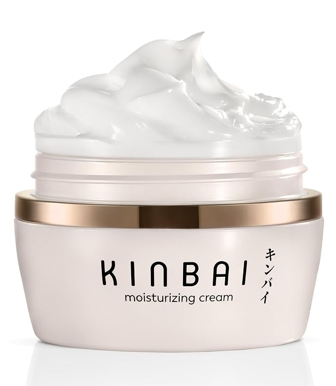 Moisturizer - Hydrating Face Cream for Dry Skin - Lightweight, Silky Texture - Collagen Boosting Peptides - Made in Japan - Wildflower Fragrance