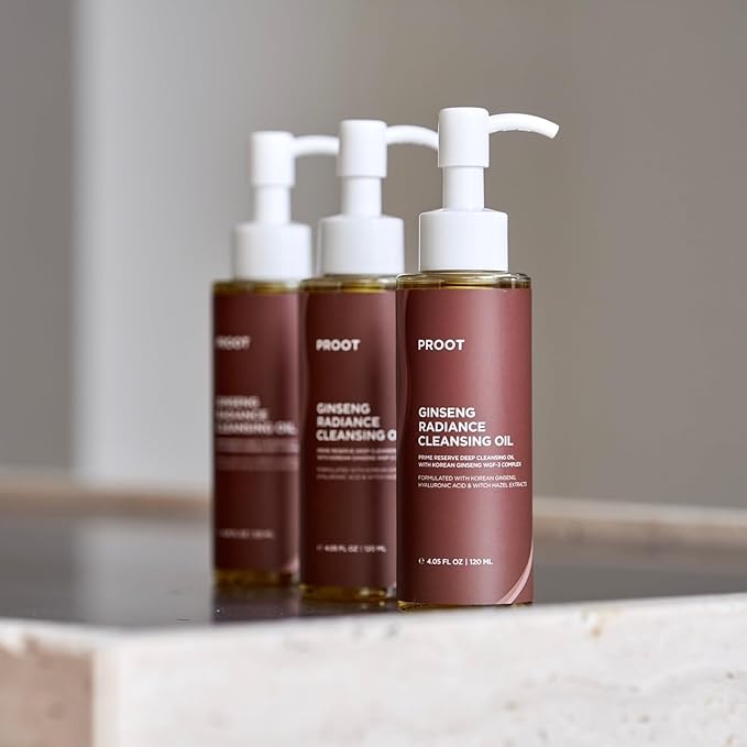 PROOT Ginseng Cleansing Oil | Ginseng Cleansing Oil For Face | Korean Ginseng Cleansing Oil | Ginseng Cleanser Oil for At-Home Skincare