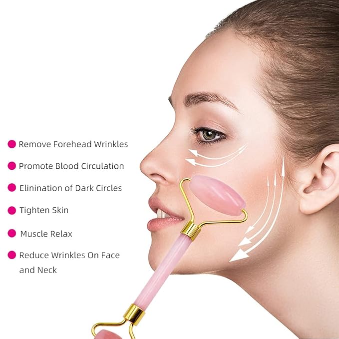 Jade Roller And Gua Sha Set