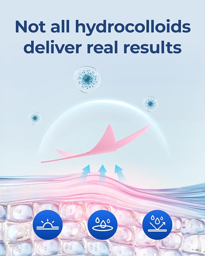 Star Pimple Patches for Face: Cute Acne Dots Hydrocolloid Stickers, Strong Absorption, 6 Colors, 312 Patches, Overnight Care