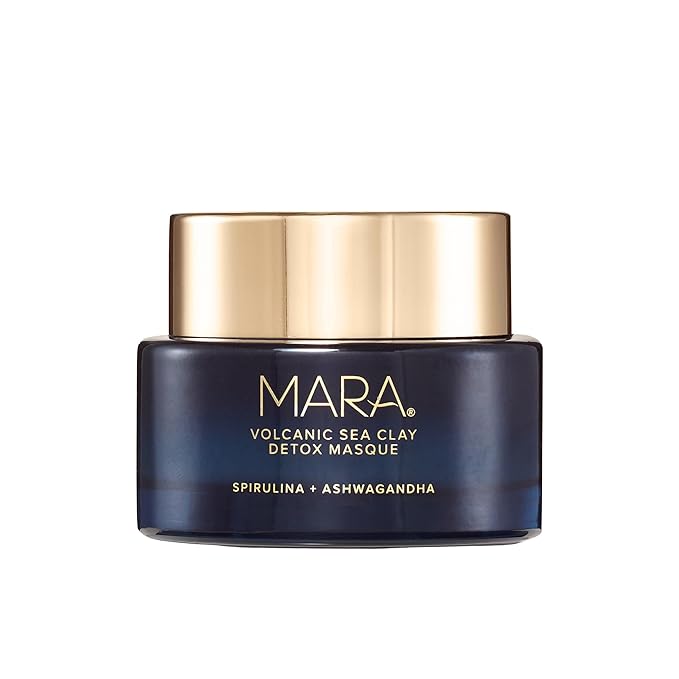 MARA - Natural Volcanic Sea Clay Detox Masque | Plant-Based, Hypoallergenic Skin Care | Moisturizes + Soothes To Minimizes Look of Pores + Exfoliate (1.69 oz | 50 ml)