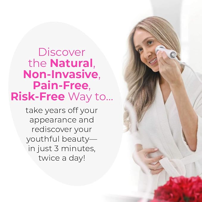 Derma Wand Anti-Aging System - Portable Handheld Skincare Therapy Machine- Argon/Neon