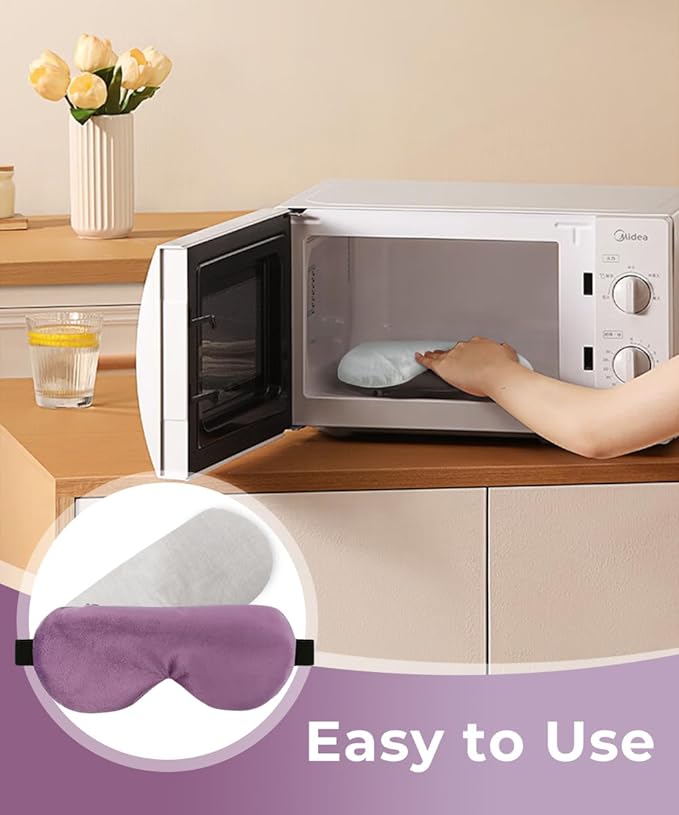 Aroma Season Heated Eye Mask, Warm Eye Compress for Dry Eyes, Moist Heat Therapy for MGD, Stye, Blephartitis