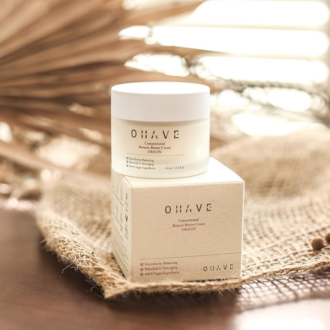 OHAVE Soothing Moisture Cream - Hydrating & Calming Face Moisturizer for Sensitive Skin, Natural Botanical Ingredients, Deep Nourishment, Lightweight & Non-Greasy, 50ml