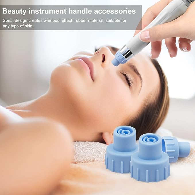 Face Care Skin Beauty Set Hydro Dermabrasion Water Scrub Silicone Tips Small Vortex 3 Pcs For Elitzia ET89 ETLB246 Or ETLB248 Beauty Machine