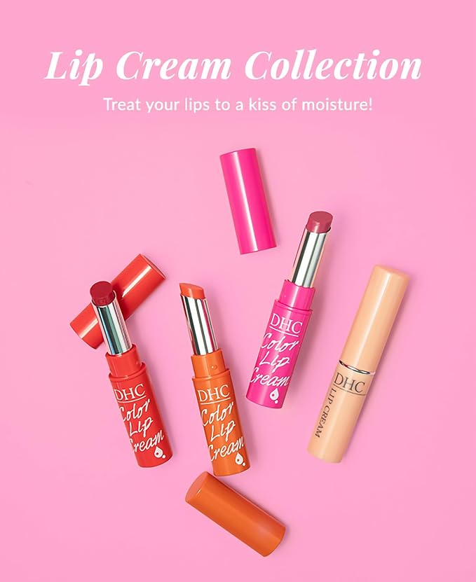 DHC Lip Cream 4 pack, Ultra-Moisturizing Lip Balm, (0.05 oz. Net wt. x 4) (4 pack, 4, Count)