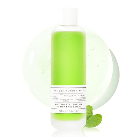 Houttuynia Cordata Purity Skin Serum - Hydrating & Soothing Heartleaf Face Serum with Centella Asiatica, Korean Skin care for All and Sensetive Skin, 4.73 Fl Oz (140ml)