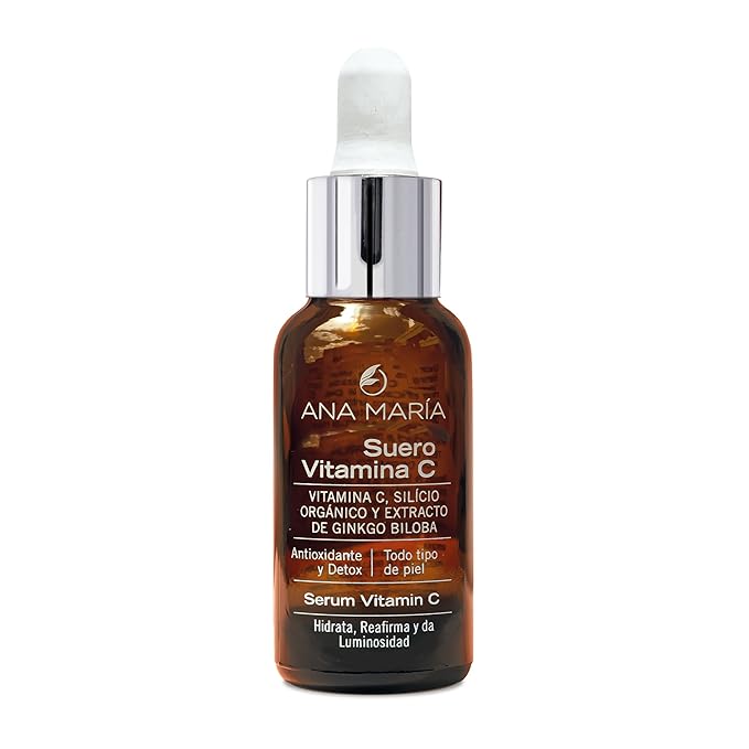 Ana Maria Cosmeticos Antioxidant and Detox Vitamin C Serum for All Skin Types | Vitamin C Serum All type Skins 1.02oz-30mL