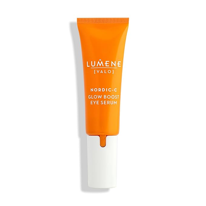 Lumene Nordic-C [Valo] Bright Eyes All-In-One Eye Treatment - Eye Serum for Dark Circles + Puffiness - Formulated with Vitamin C to Brighten + Illuminate Under Eye Area - Fragrance-Free + Vegan (15ml)