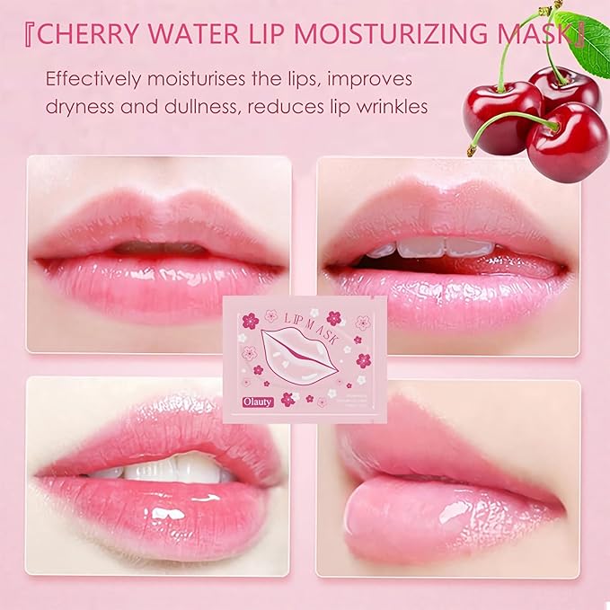 30 Pairs Lip Masks & 24K Gold Eye Mask Bulk Mother's Day Gifts, Collagen Crystal Under Eye Patches for Puffy Eyes, Effectively Moisturizing Lip & Eye Skin Care, Reducing Fine Lines Dark Circles