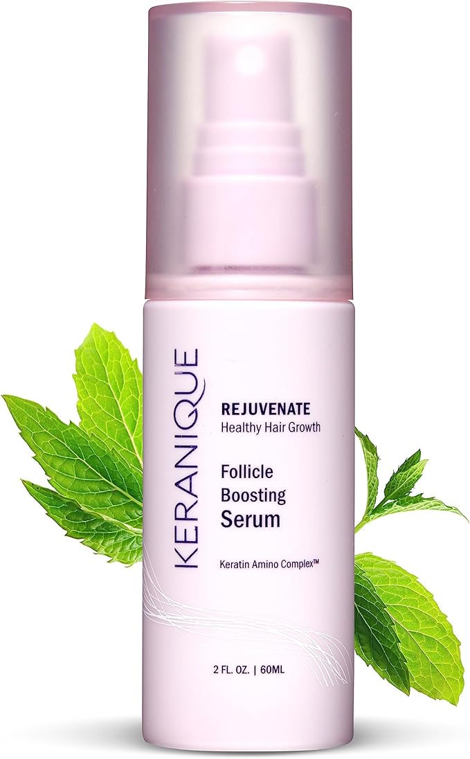 Scalp Support System: Keranique Supplements, Follicle Booster, Serum & Massager