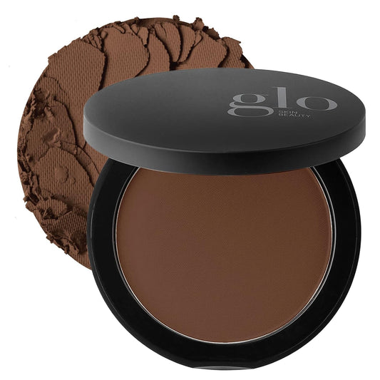 Glo Skin Beauty Pressed Base Powder Foundation Makeup (Cocoa) - Flawless Coverage for a Radiant Natural, Second-Skin Finish