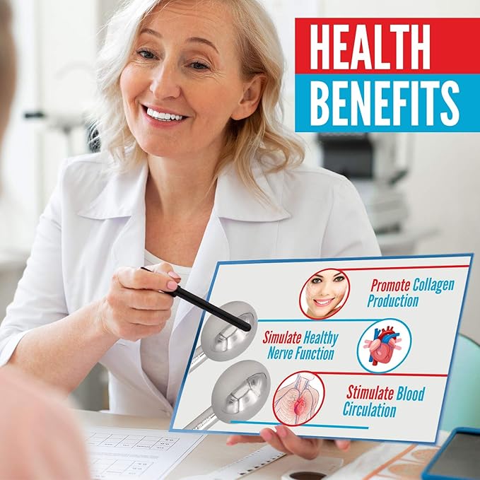 Ice Globes for Facials | Unbreakable Steel Cooling Roller | Cryo Sticks for Face | Massager for Face Neck & Eyes | Skin Care for Dark Circles, Puffiness, Wrinkles, Collagen Production (PINK)