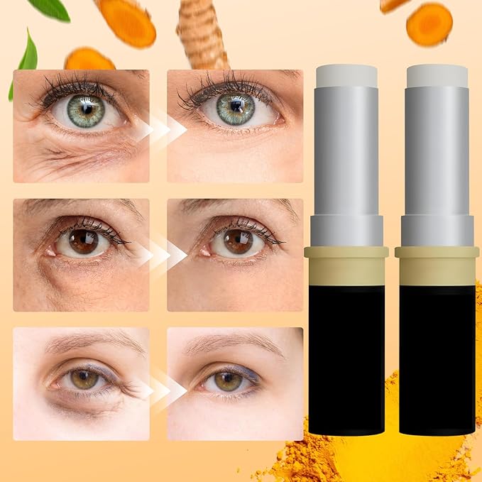 2Pcs Retinol Eye Cream Stick, Eye Serum Stick, Eye Cream Stick, Reduce Fine Lines (B)