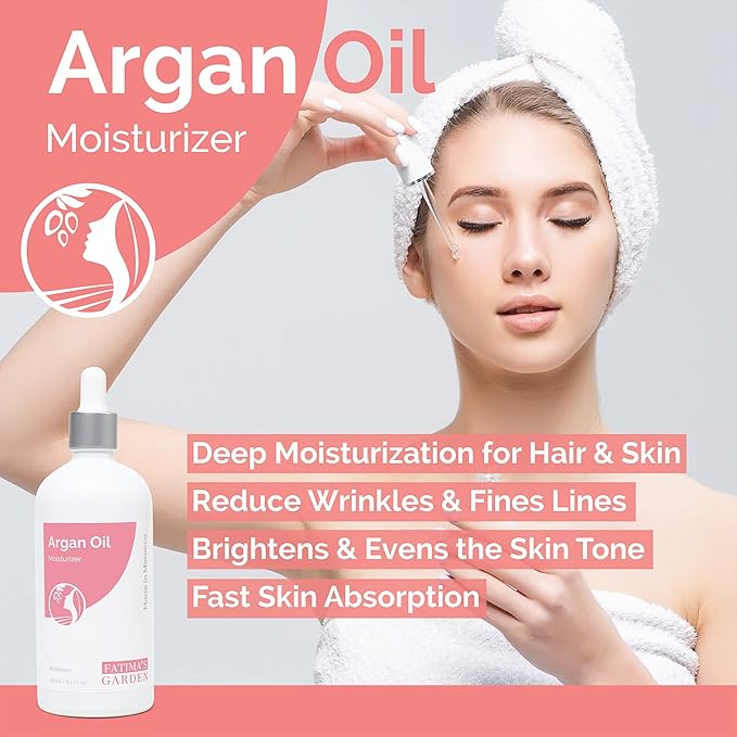 Fatima's Garden Face Serum - With Argan & Prickly Pear, Anti-Aging, 50ml