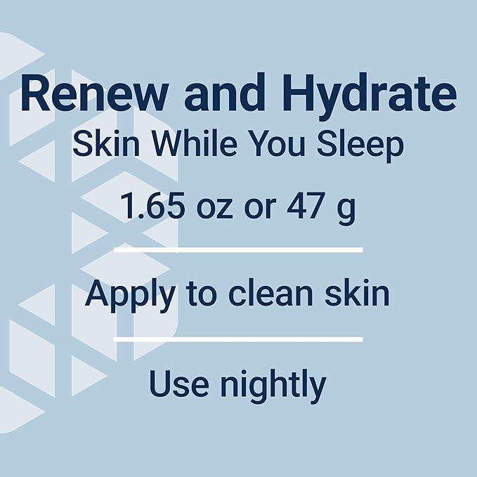 Life Extension Skin Care Collection Night Cream, retinyl palmitate, rice bran ceramides, shea butter, green tea, melatonin-based formula for nighttime skin rejuvenation, 1.65 oz (47 g)