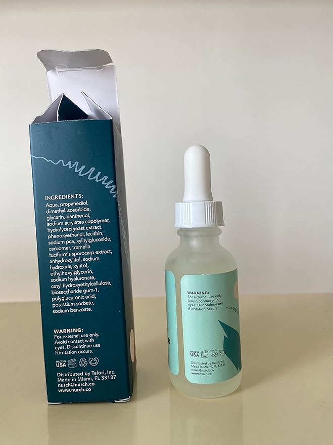 Pure Hyaluronic Acid Serum for Face + Snow Mushroom + Vitamin B5 | Natural & Lightweight | Vegan, Clean, & Fragrance Free | Moisturizer Hydrates Dry Skin & Reduces Appearance of Fine Lines, 1 Oz