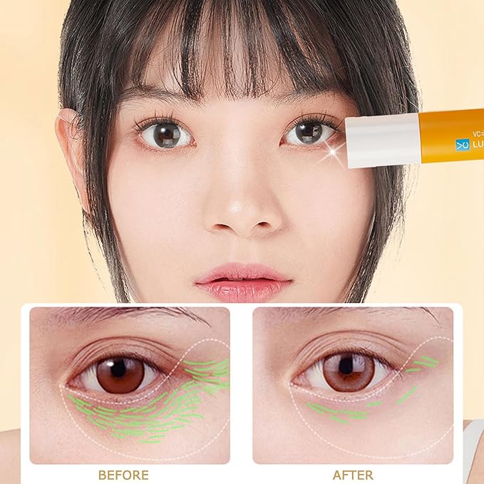 Dinkiss Lutein Eye Essence Oil - Lutein Eye Essence Oil, Lutein Eyes Vc Cream to Improve Eyes Bags Dark Circles (1pcs, 8ml/pcs)