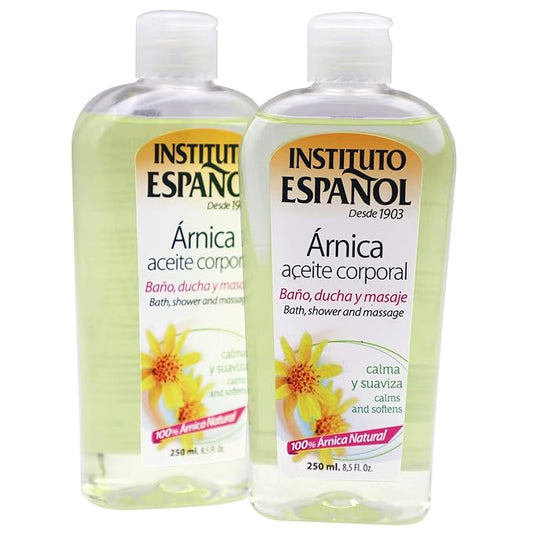 Instituto Español Arnica Oil, Body Oil, Fresh Fragrance, 8.5 Fl Oz, Bottle.