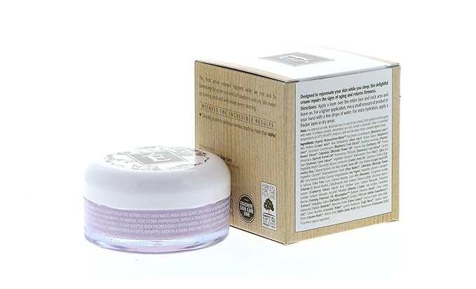 Eminence Organic Skin Care Blueberry Soy Night Recovery Cream, 2 Ounce