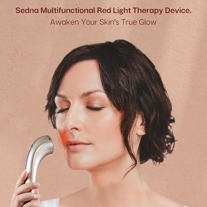 Sedna Skin Rejuvenation Facial Device, Skin Care Face Massager with Thermal, Salon-Grade at-Home Facial Spa for More Glowing and Radiant Complexion