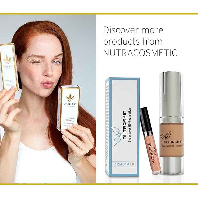 Nutralash Eyelash Formula - Eyelash Serum for Longer Eyelashes in Just 6-8 Weeks I Lash Serum I Eyelash Growth Serum I Made in Germany I 3ml