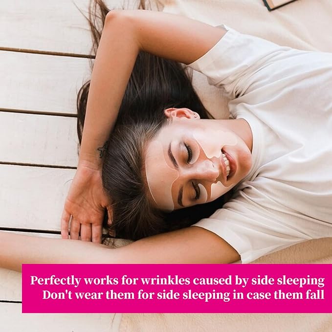 11 PCS Reusable Wrinkle Patches, Silicone Patches for Wrinkles, Forehead Wrinkle Patches to Reduce Fine Wrinkles Smile Neck Chest Lines Anti-Ageing