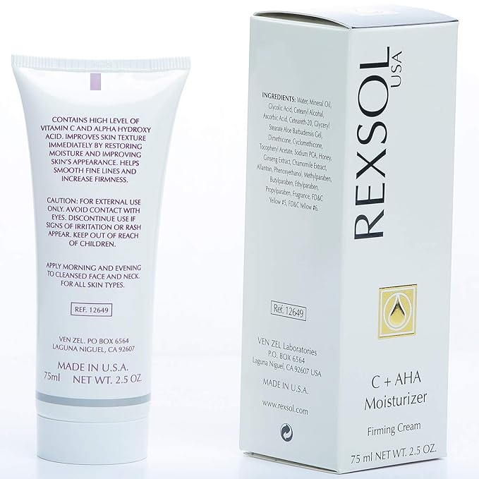REXSOL C + AHA Moisturizer Firming Cream (75 ml / 2.5 fl oz)
