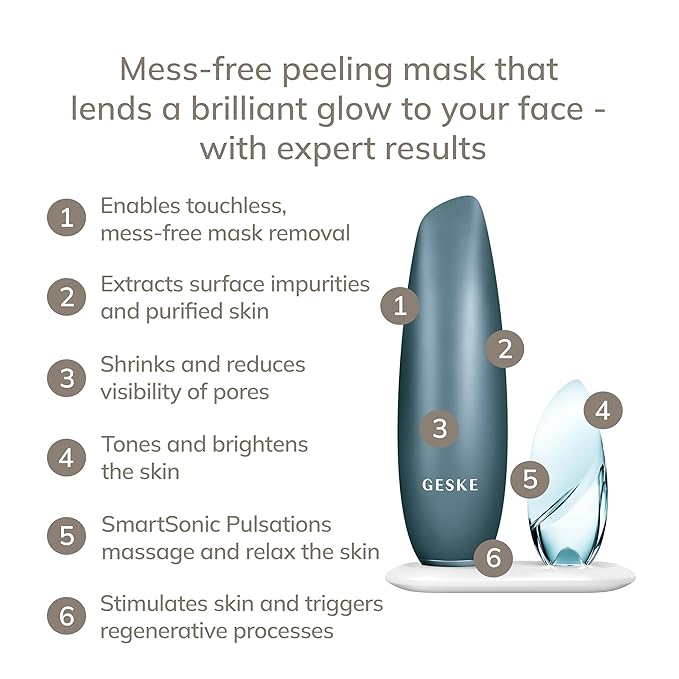 SmartAppGuided™ Touchless Magnetic Peeling Mask 5 in 1 | Magnetic Face Mask | Removes Impurities | Facemask | Pore Cleansing | Skincare for All Genders | Best of Face Masks | Clean Skin Glow
