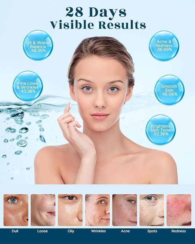 Red Light Therapy Mask for Face with Ice Compress, 7 Colors LED Face Mask Light Therapy with Near-Infrared 850nm, Anti-Aging Treatment at Home with Remote, 260 LEDs, Black Rose