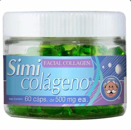 Simi Colageno Facial for Wrinkles Para Arrugas 60 Caps