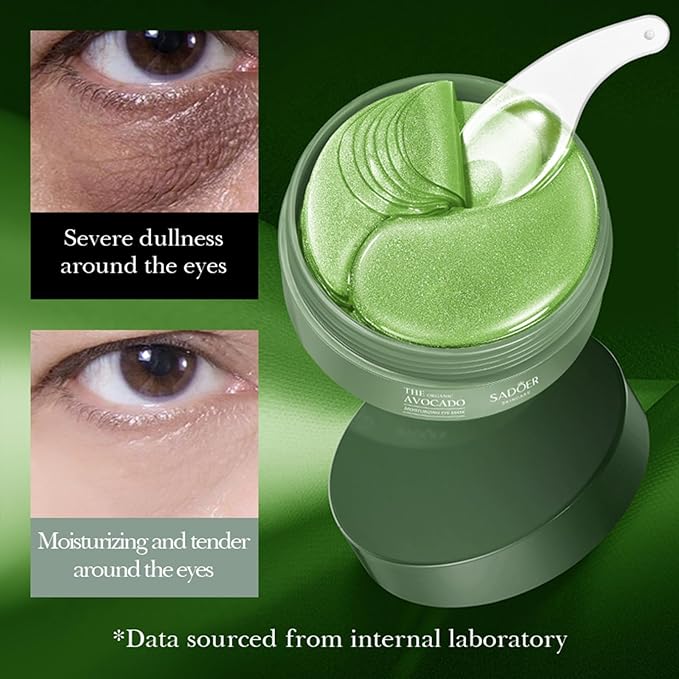 60 Count Under Eye Masks, Hydrating Mask Skincare, Eye Patches for Puffy Eyes, Dark Circles and Puffiness, Gel Pads for Eye Bags and Wrinkles Under Eye Treatment