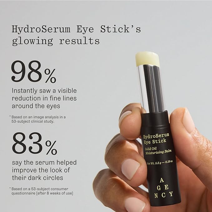 HydroSerum Eye Stick, Under-Eye Moisturizing Balm, Visibly Brightens Dark Circles, Smooths Fine Lines and Wrinkles, and Instantly Hydrates