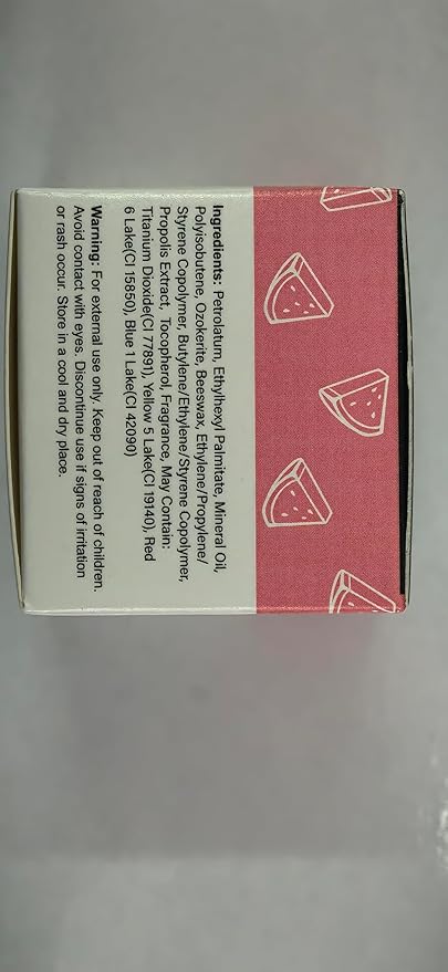 4Pcs Bee Lip Balm Honey Pot, Honey & Strawberry & Watermelon&Lime Lip Mask Overnight Moisturizing Lip Sleep Mask with Stick Hydrating & Prevention Dry and Cracked Lip Scrubs Exfoliator