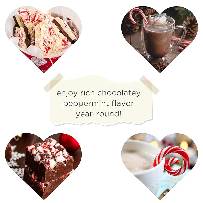 Vegan Lip Balm Set - Pack of 3 Chocolate Candy Cane Lip Balms from Soothing Touch. Large 0.25 oz size. Includes Bonus Muslin Pouch (3 x 4 in). Unique Gift Bundle from Tiny Seed