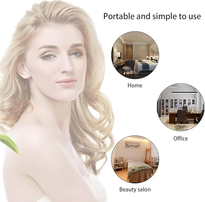 Electrode Wand Glass Tube Electrodes Spare Part for Facial Machine Salon Spa Equipment Elitzia ETJX006 (Orange Point)